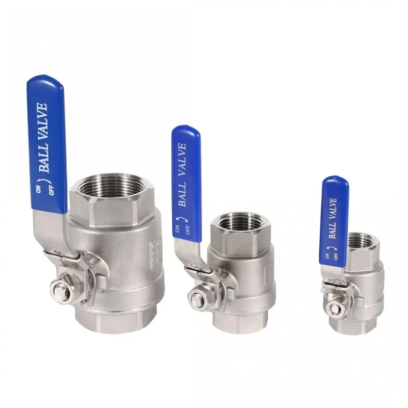 2PC 1000WOG PSI 스테인리스 스틸 스레드 볼 밸브