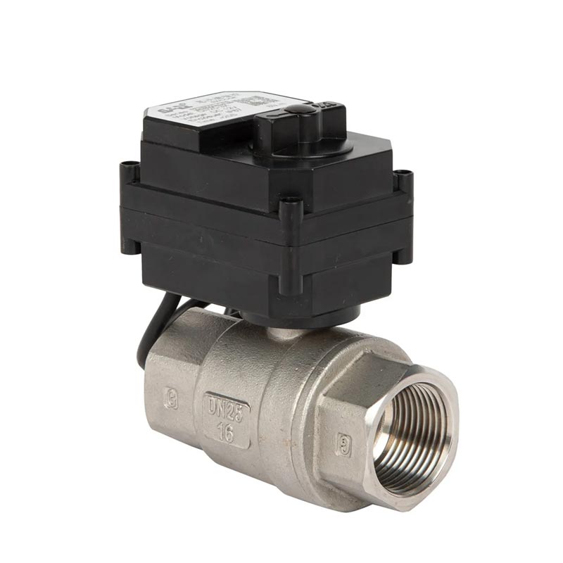 2PC Electromagnetic Stainless Steel Ball Valve